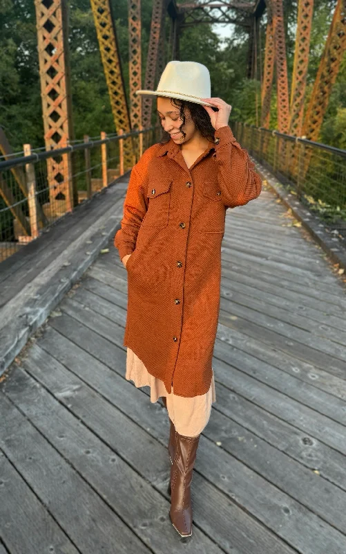 Cozy Autumn Day Jacket Zippered Front Buttoned Front Snap Front