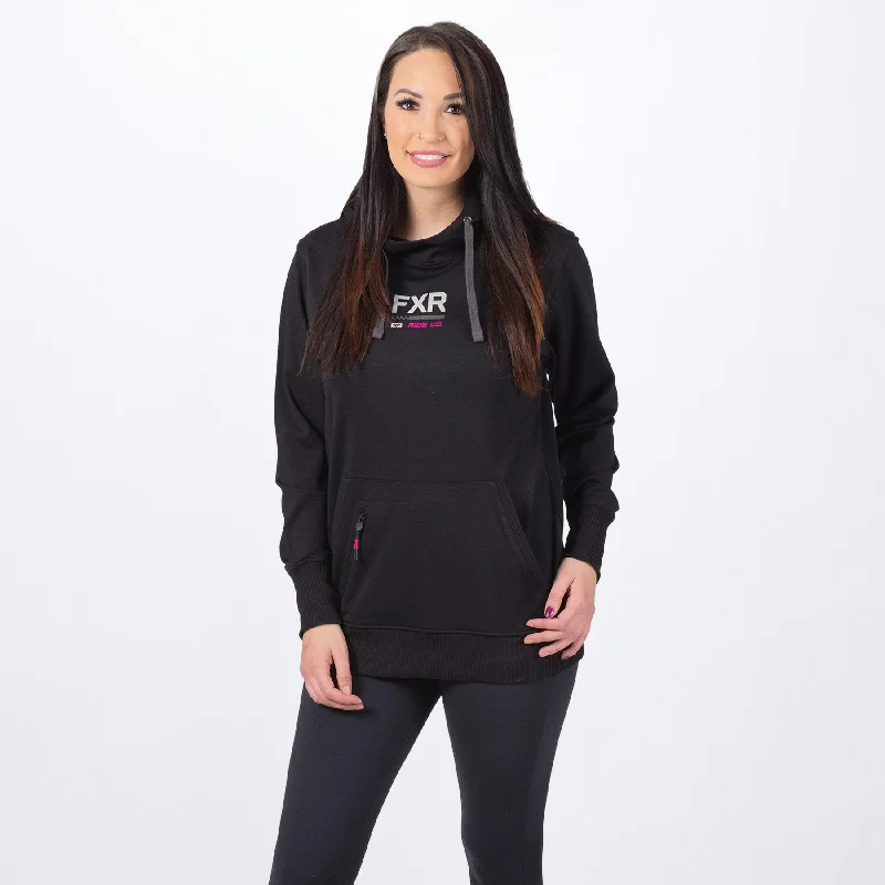 Women's Ride Pullover Hoodie Short Sleeve Top