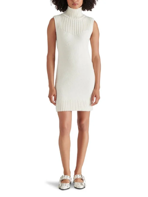 Karissa Sweater Dress Ribbed Striped Patterned