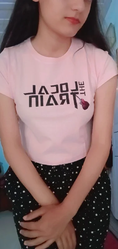 The Local Train Crop Top For Women Polka Dot Checkered Tartan