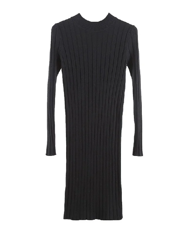 Winter Women Bodycon Knitted Dress O-Neck Long Sleeve Stretchy Sweater Dress Elegant Slim Warm Basic Pullover Knitwear Long Sleeve Pullover Winter Women Bodycon Knitted Dress O-Neck Long Sleeve Stretchy Sweater Dress Elegant Slim Warm Basic Pullover Knitwear Long Sleeve Pullover