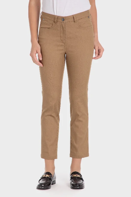 Cotton capri trousers Trousers Culottes Wide Leg