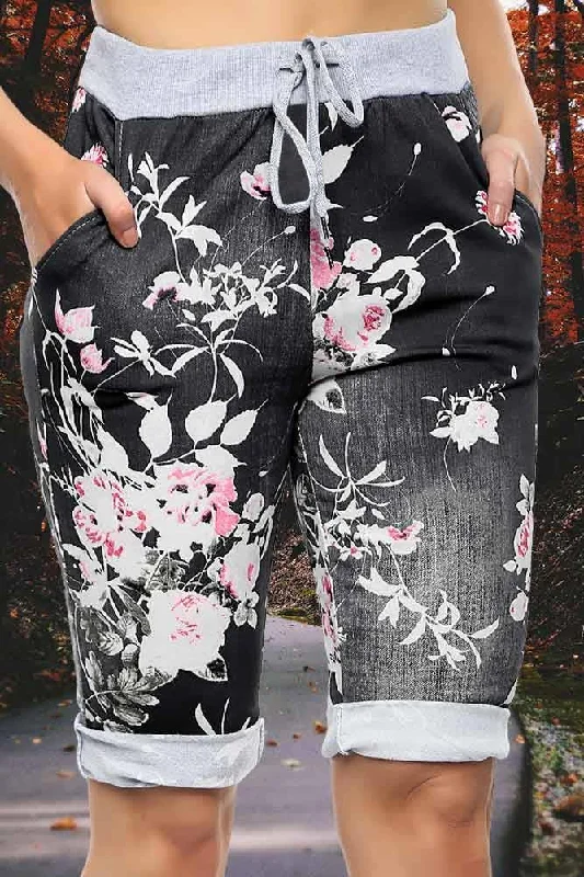 Floral Black