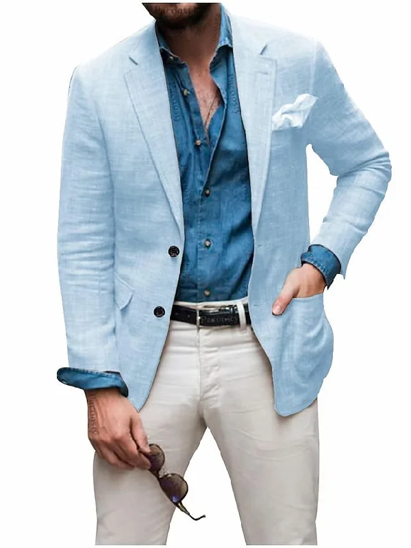 Men's Tailored Fit Single Breasted Two-buttons Blazer Jacket Oversized Jacket Tailored Jacket Straight Jacket Men's Tailored Fit Single Breasted Two-buttons Blazer Jacket Oversized Jacket Tailored Jacket Straight Jacket