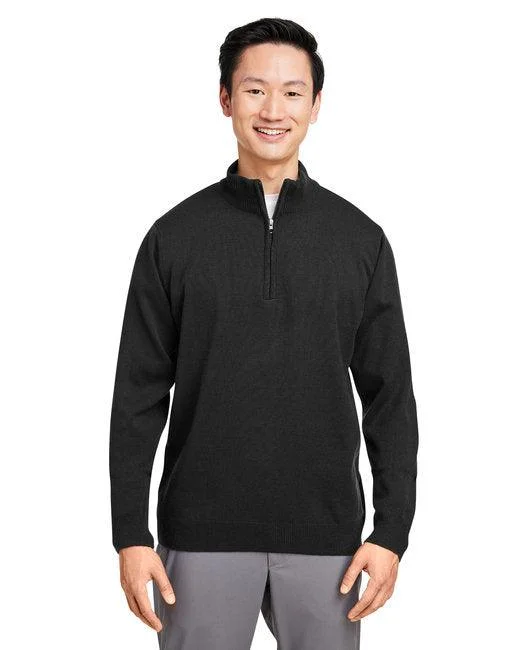 Harriton Unisex Pilbloc  Quarter-Zip Sweater M421 Thin Thick Dense
