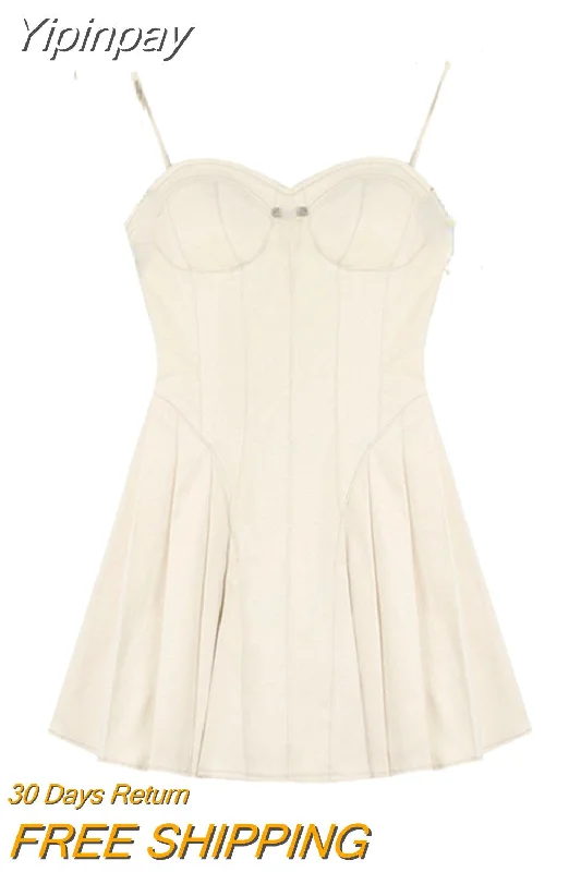 Apricot Strap Dress