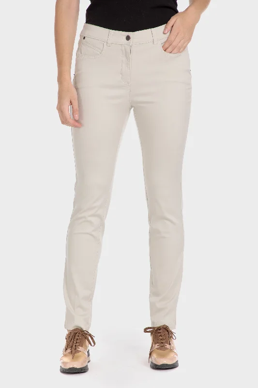 Cotton trousers with elastic Trousers Cargo pockets