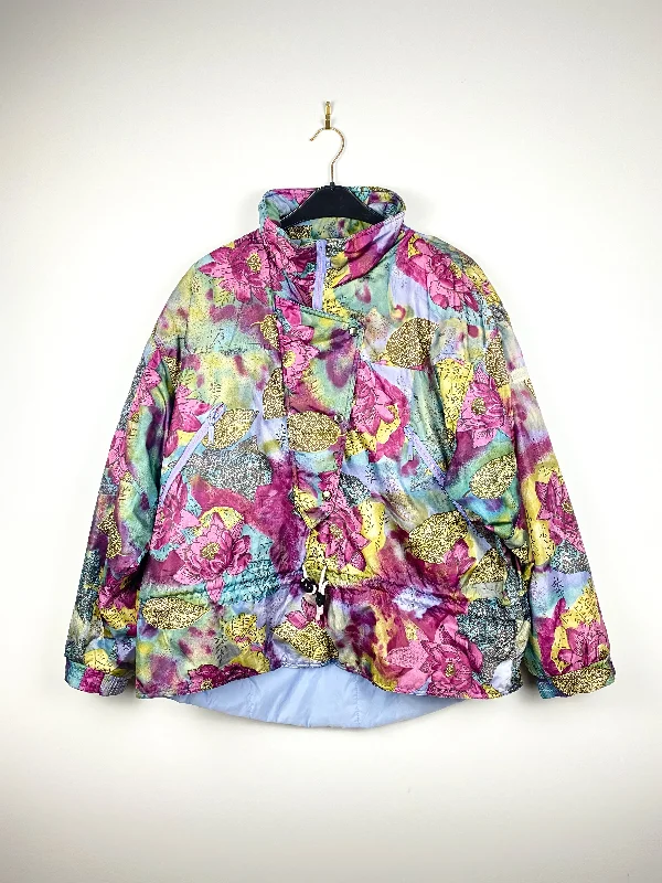 Etirel Vintage Ski Jacket Striped Jacket Polka Dot Jacket Floral Jacket