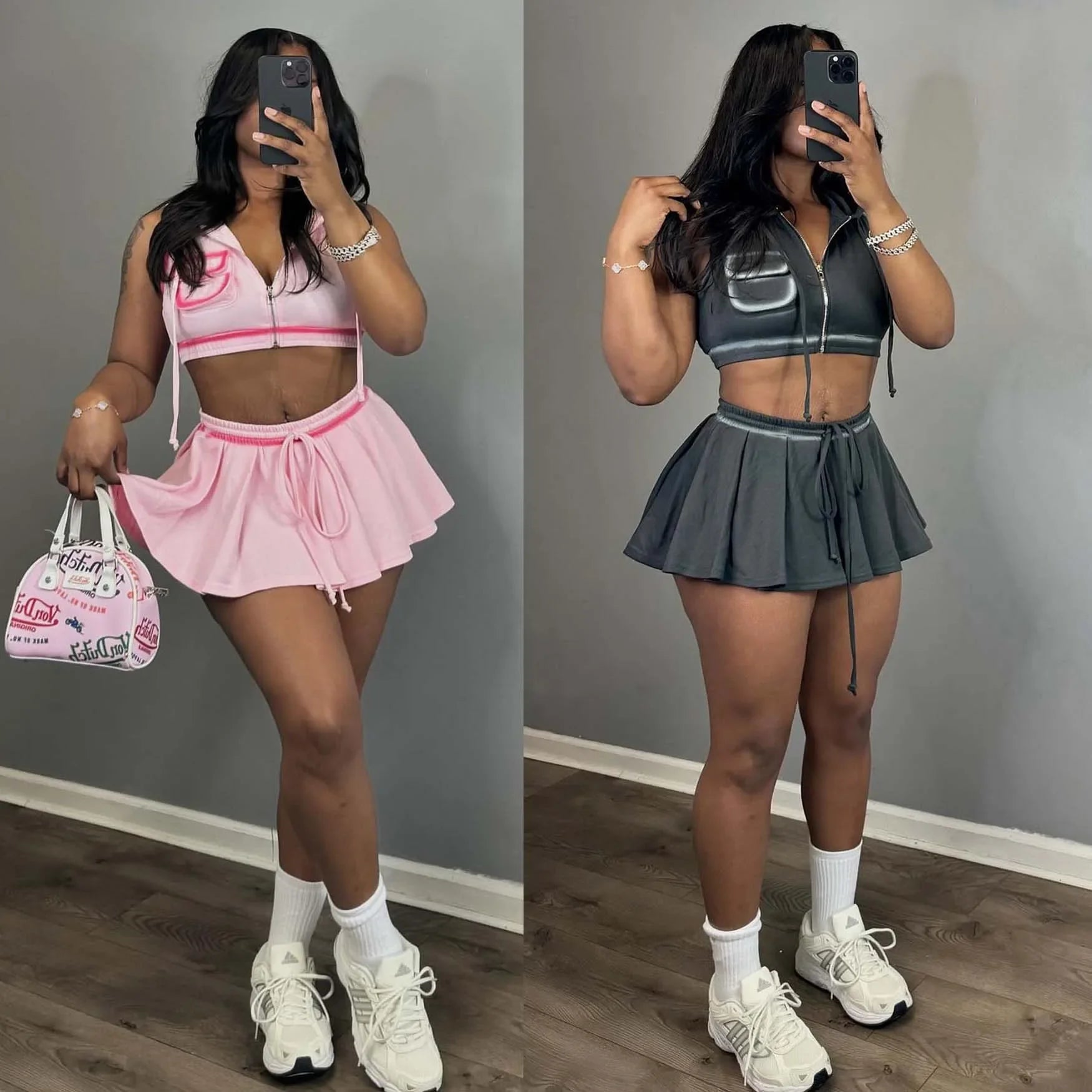 Bonnyshow Summer Hoodie Tops 2 Piece Skirt Set Women Y2K Streetwear Sexy Crop Tops Jackets Pleated Cute Dress Two Piece Set Skirts Outfits Wool Jacket Cashmere Jacket Tweed Jacket Bonnyshow Summer Hoodie Tops 2 Piece Skirt Set Women Y2K Streetwear Sexy Crop Tops Jackets Pleated Cute Dress Two Piece Set Skirts Outfits Wool Jacket Cashmere Jacket Tweed Jacket