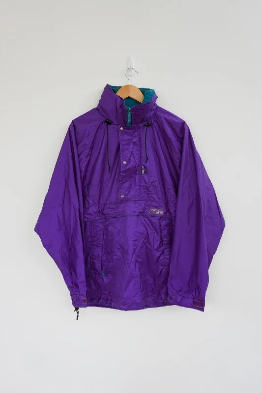 Purple Ocean Vintage Ski Jacket Fleece Fabric Down Fabric Feather Fabric