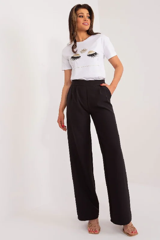 Women trousers Rue Paris Trousers sophisticated sleek