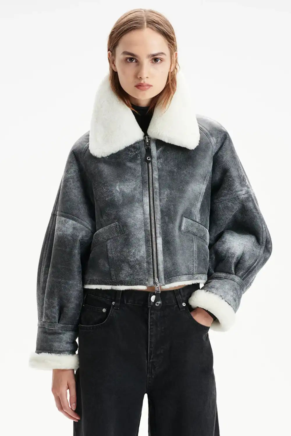Ottilie Shearling Jacket Denim Jacket Leather Jacket Suede Jacket