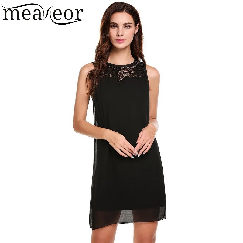 Women Casual O-Neck Sleeveless Floral Lace Patchwork Button Loose Dress 2022 Summer New Ladies Short Dresses Pullover Slouchy Comfort Pullover Women Casual O-Neck Sleeveless Floral Lace Patchwork Button Loose Dress 2022 Summer New Ladies Short Dresses Pullover Slouchy Comfort Pullover