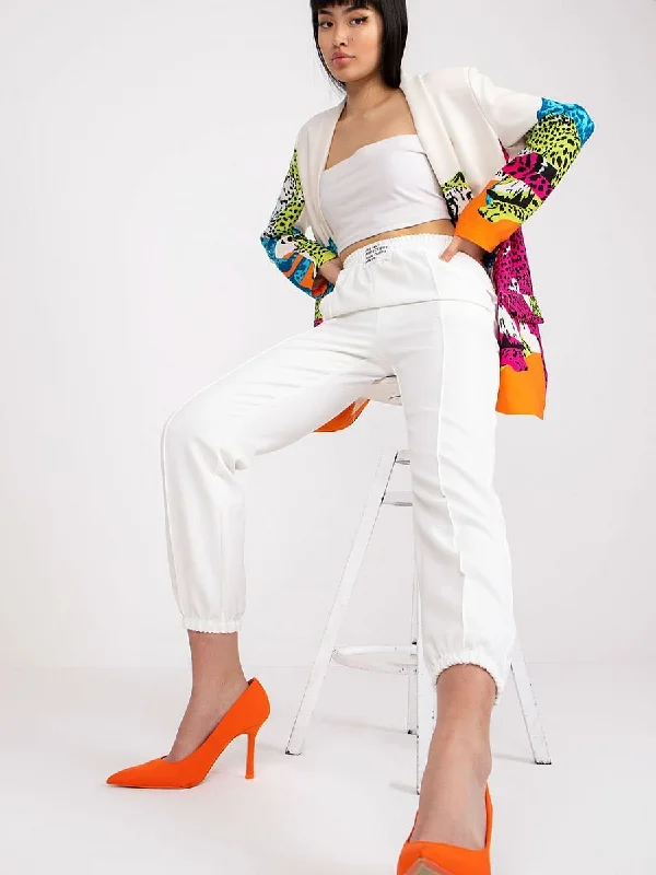 Women trousers Italy Moda Trousers Yoga Stretchy