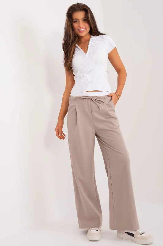 Women trousers Italy Moda Trousers Satin Smooth