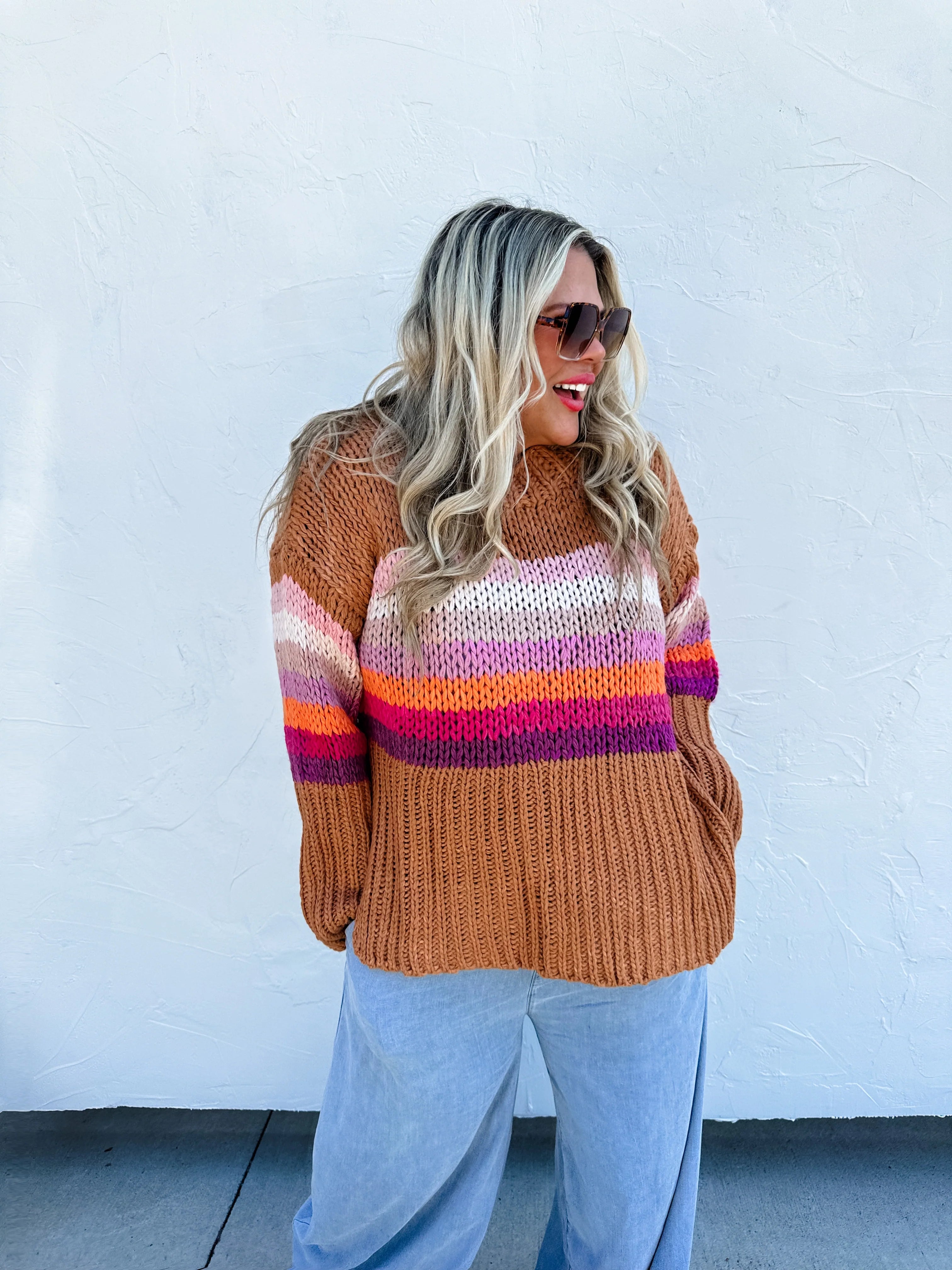 Handmade Chunky Knit Sweater by Blakeley Collared Crew Neck Turtle Neck