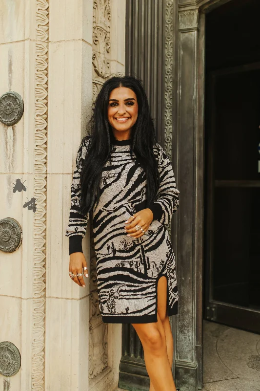 WILD WEST ZOO SWEATER DRESS Sweater Knitwear Pullover