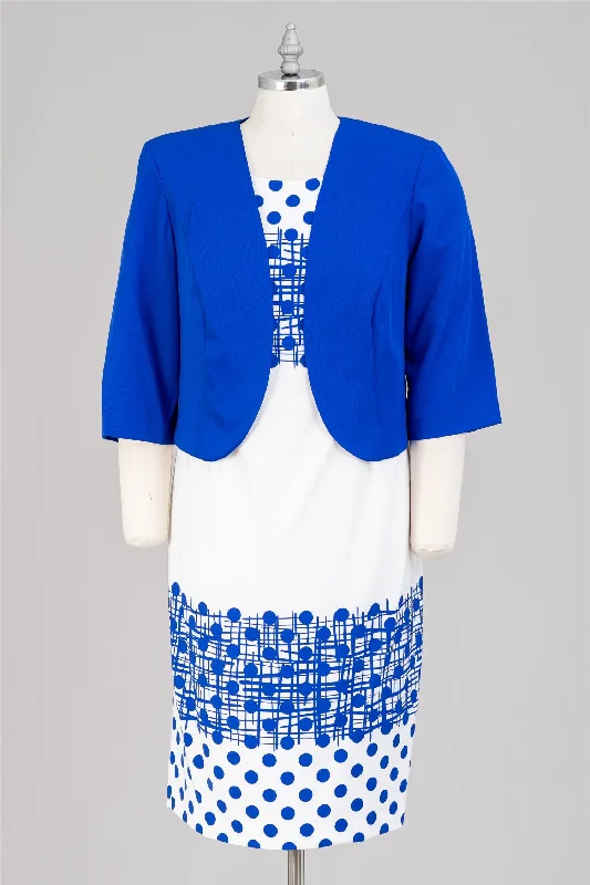 Maya Brooke 29371 PlusSize 2pc Novelty Dot Print Jacket Dress Notch Collar Jacket Peter Pan Collar Jacket Cowl Neck Jacket Maya Brooke 29371 PlusSize 2pc Novelty Dot Print Jacket Dress Notch Collar Jacket Peter Pan Collar Jacket Cowl Neck Jacket