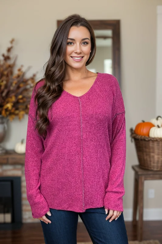 Berry Burst - Pullover High Neck Pullover
