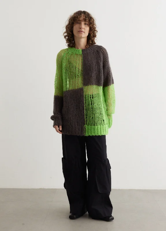 Kookey Mohair Sweater Fitted Loose Oversized