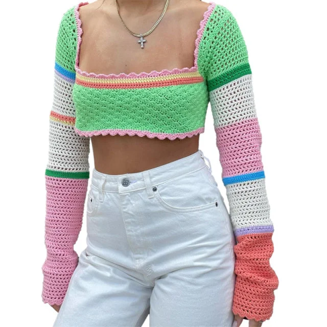 Knitted Crop Top Chenille Fabric Brocade Fabric Lace Fabric