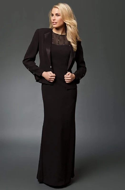 Alexander by Daymor Beaded Illusion Yoke Evening Dress With Jacket 2105 Mesh Jacket Canvas Jacket Denim Jacket Alexander by Daymor Beaded Illusion Yoke Evening Dress With Jacket 2105 Mesh Jacket Canvas Jacket Denim Jacket