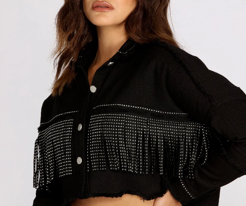 All About The Fringe Cropped Jacket Corduroy Jacket Velvet Jacket Brocade Jacket