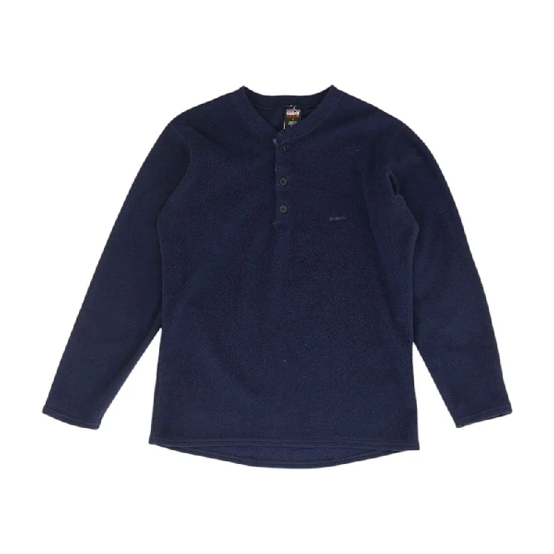 Navy Solid Pullover Cashmere Luxurious Pullover