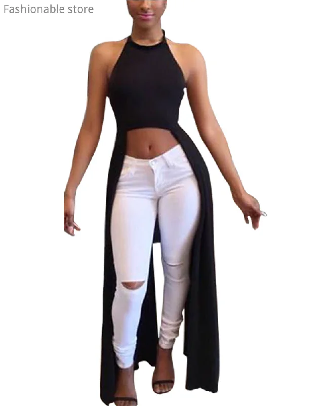 Halter Crop Top Faux Fur Fabric Real Fur Fabric Shearling Fabric
