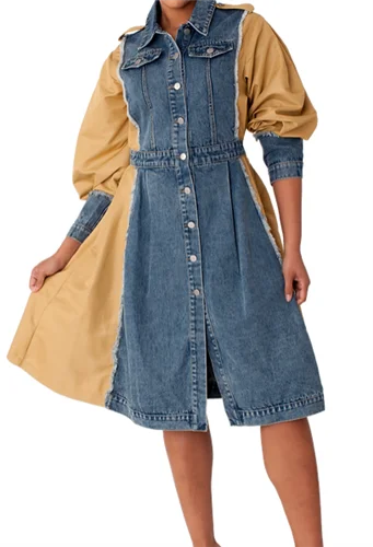 For Her 82397 Jacket Dress Snapped Jacket Toggled Jacket Drawstring Jacket