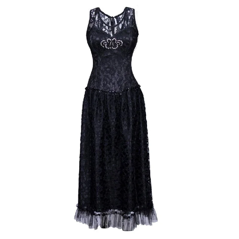 Ibbie Authentic Overbust One Piece Corset Dress