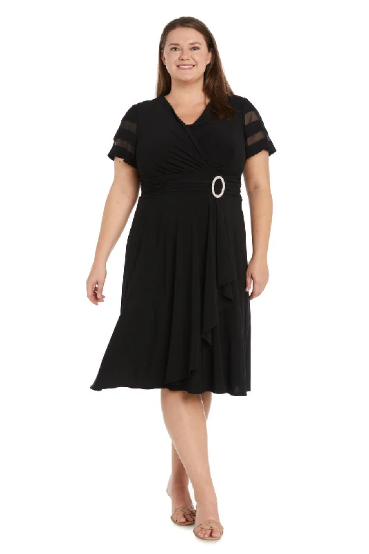 R&M Richards 9129W Short Cocktail Plus Size Dress