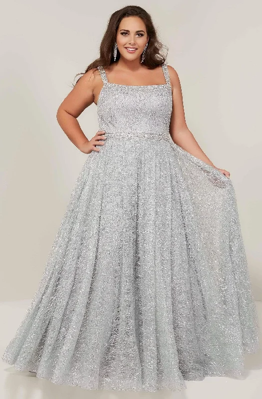 Tiffany Designs - 16381 Beaded Sparkle Tulle A-line Dress