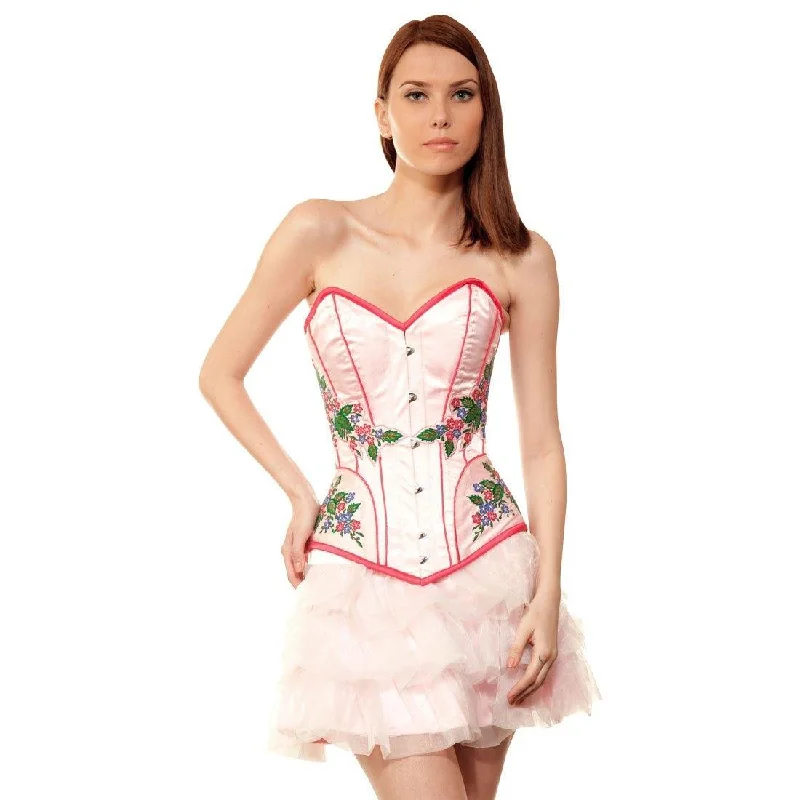 Waathiq Couture Authentic Steel Boned Long Lined Overbust Corset Dress